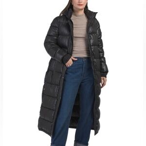 BCBGMaxAzria Black Eco-Friendly Puffer Jacket